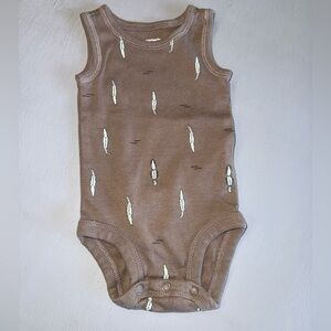 Carter's Brown Alligator Print One Piece
